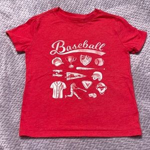 Cat/jack 4/5 sm baseball tee.